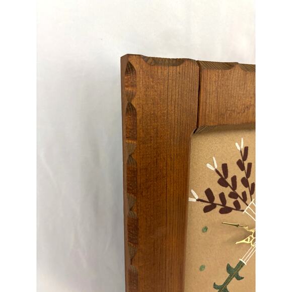 Vintage Four Sacred Plants Native American Sandstone Clock Sand Painting Begay - Picture 9 of 16